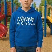 Mommy Of A Princess Kids Hoodie thumb 2