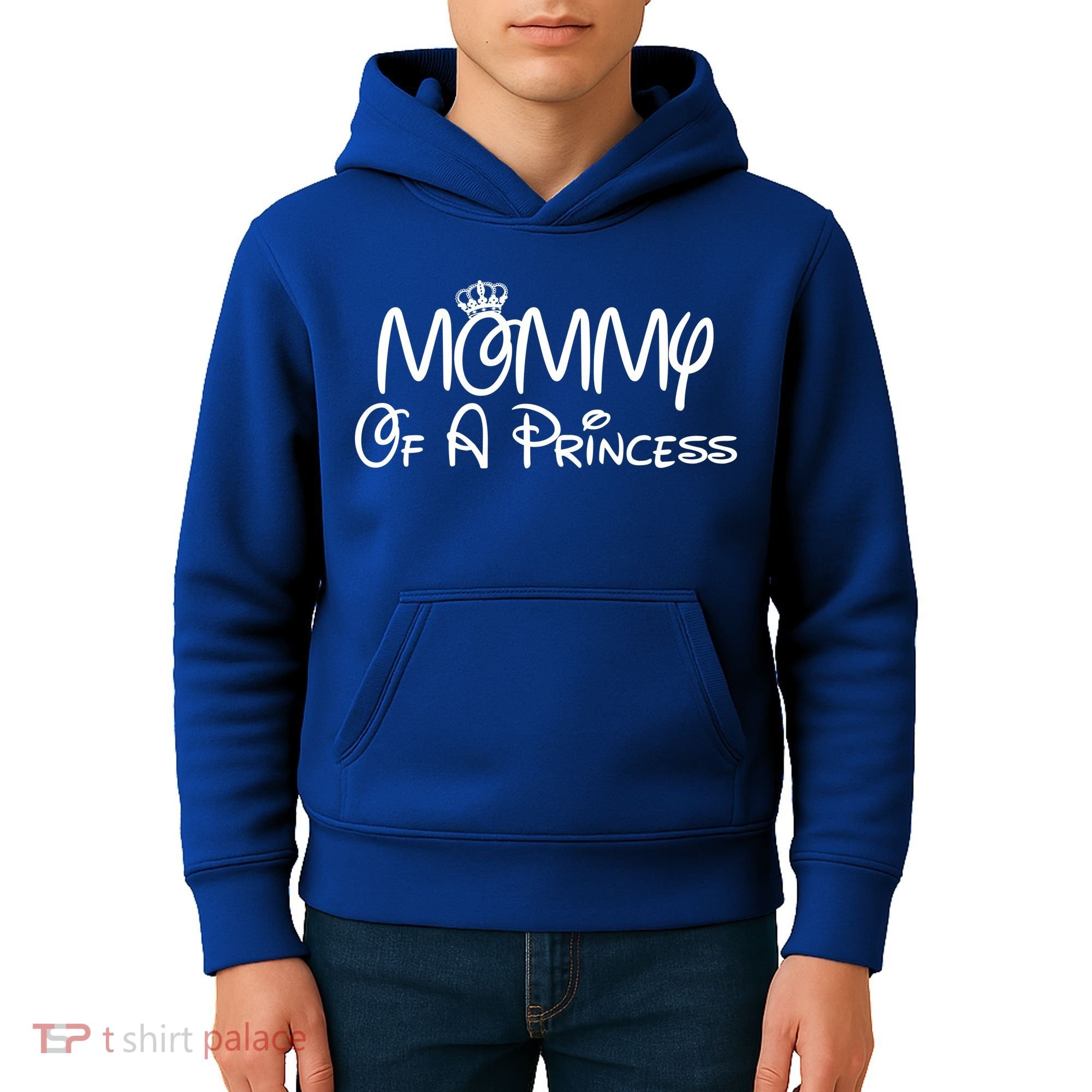 Mommy Of A Princess Kids Hoodie