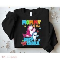 Mommy Of The Baby Shark Sweatshirt thumb 2