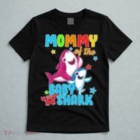 Mommy Of The Baby Shark T-Shirt thumb 5
