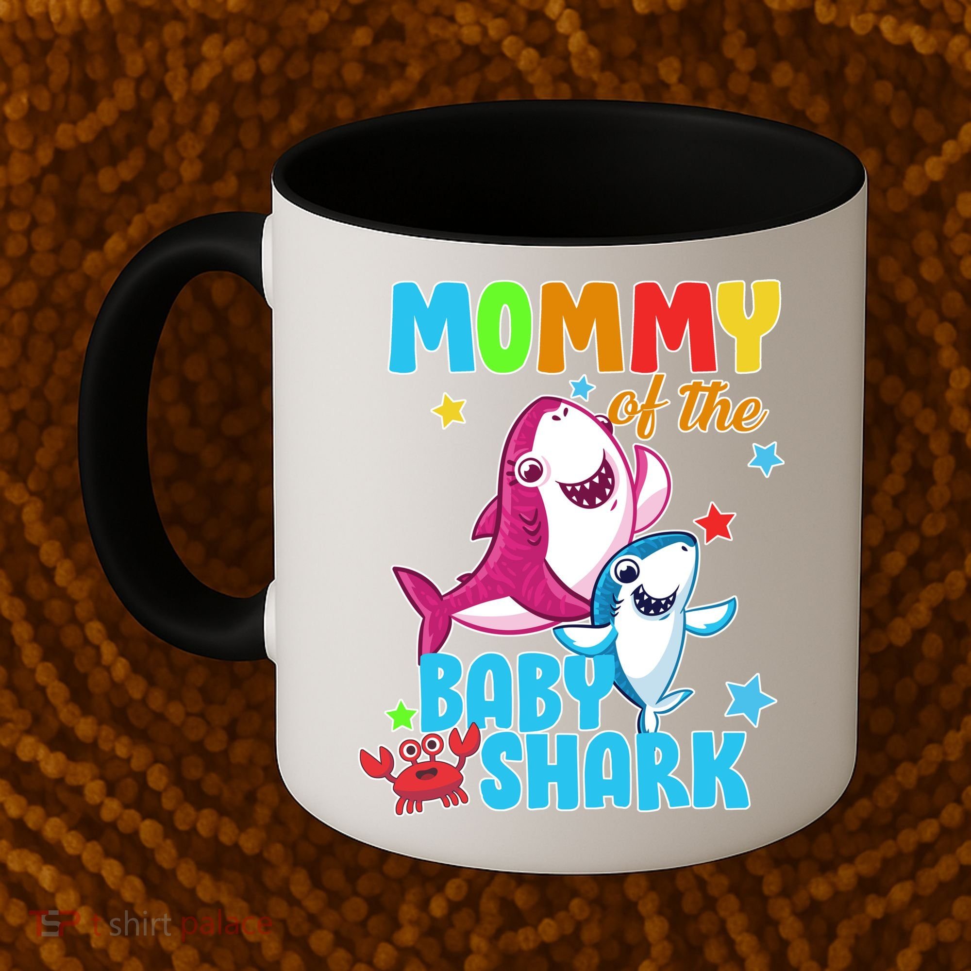 Mommy Of The Baby Shark Coffee Mug