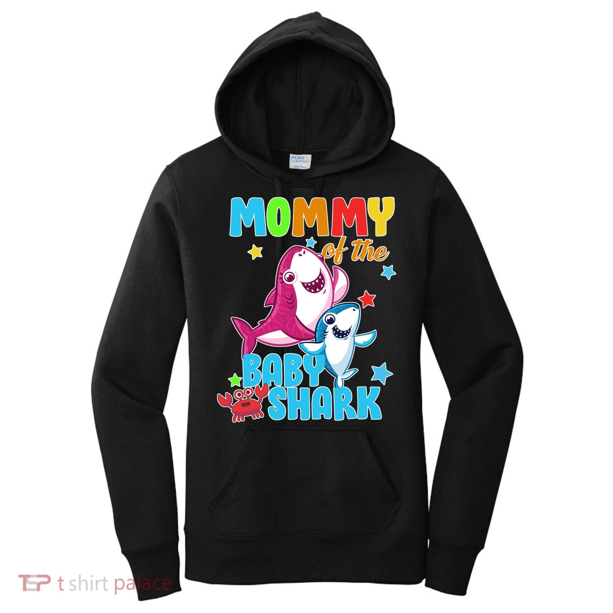 Mommy Of The Baby Shark Women's Hoodie