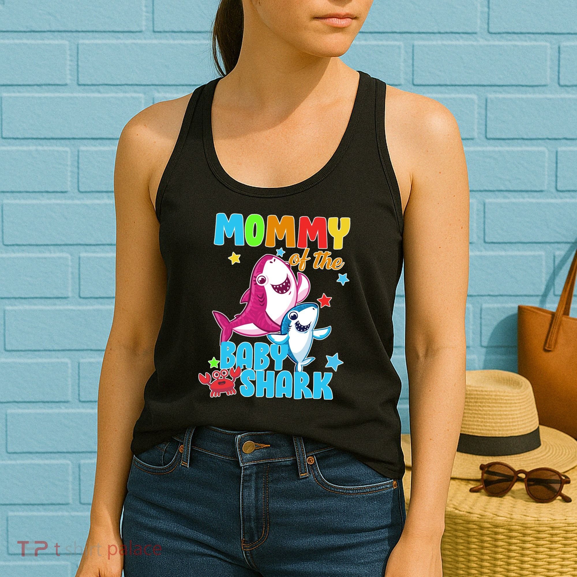 Mommy Of The Baby Shark Women's Tank Top