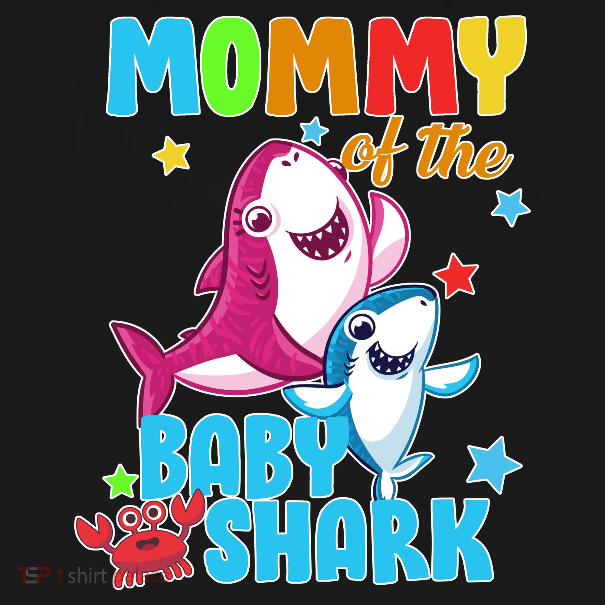 Mommy Of The Baby Shark Women's Tank Top