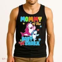 Mommy Of The Baby Shark Tank Top thumb 3