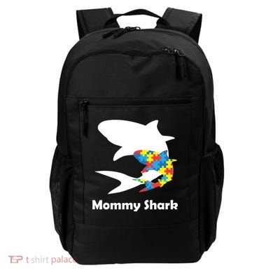 Mommy Shark Autism Awareness  Backpack
