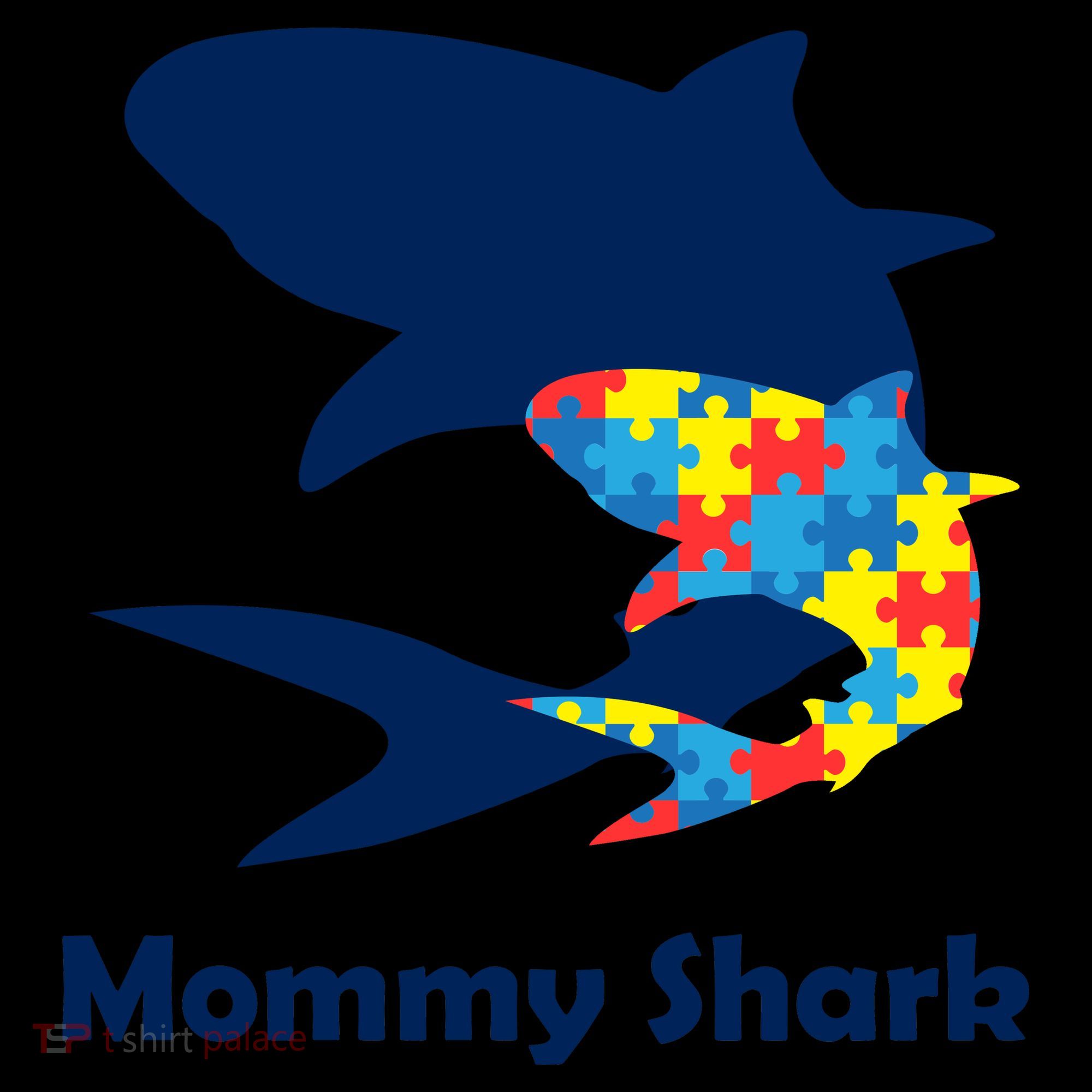 Mommy Shark Autism Awareness  Coffee Mug