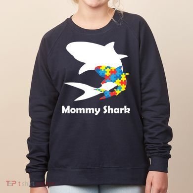 Mommy Shark Autism Awareness  Women's Sweatshirt