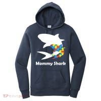 Mommy Shark Autism Awareness  Women's Hoodie thumb 0