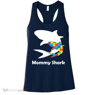 Mommy Shark Autism Awareness  Women's Tank Top