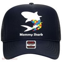 Mommy Shark Autism Awareness  Hat thumb 0