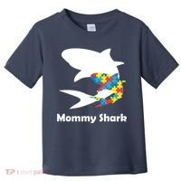 Mommy Shark Autism Awareness  Toddler T-Shirt thumb 0