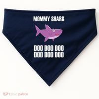 Mommy Shark Doo USA-Made Doggie Bandana thumb 0