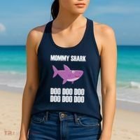 Mommy Shark Doo Women's Tank Top thumb 2
