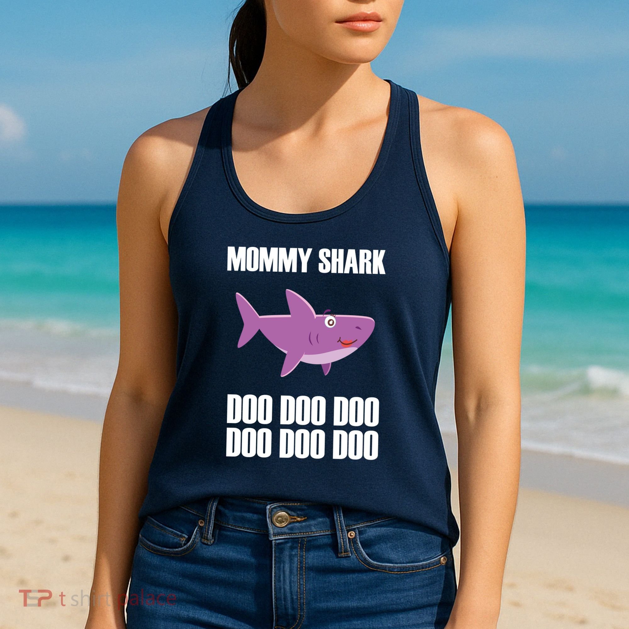 Mommy Shark Doo Women's Tank Top