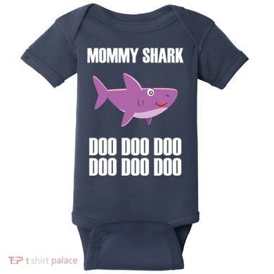 Mommy Shark Doo Baby Bodysuit
