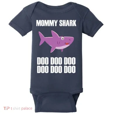 Mommy Shark Doo Baby Bodysuit