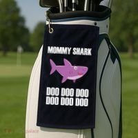 Mommy Shark Doo Golf Towel thumb 2