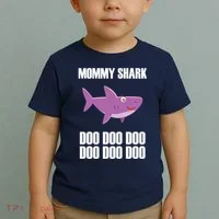 Mommy Shark Doo Toddler T-Shirt thumb 2