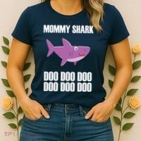 Mommy Shark Doo Women's T-Shirt thumb 2