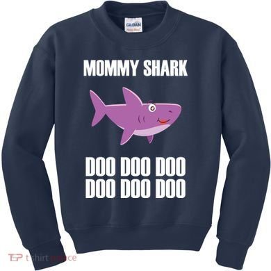 Mommy Shark Doo Kids Sweatshirt