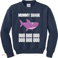 Mommy Shark Doo Kids Sweatshirt thumb 0