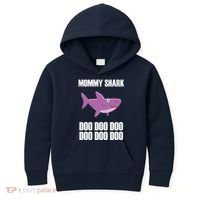 Mommy Shark Doo Kids Hoodie thumb 0