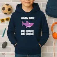 Mommy Shark Doo Kids Hoodie thumb 2
