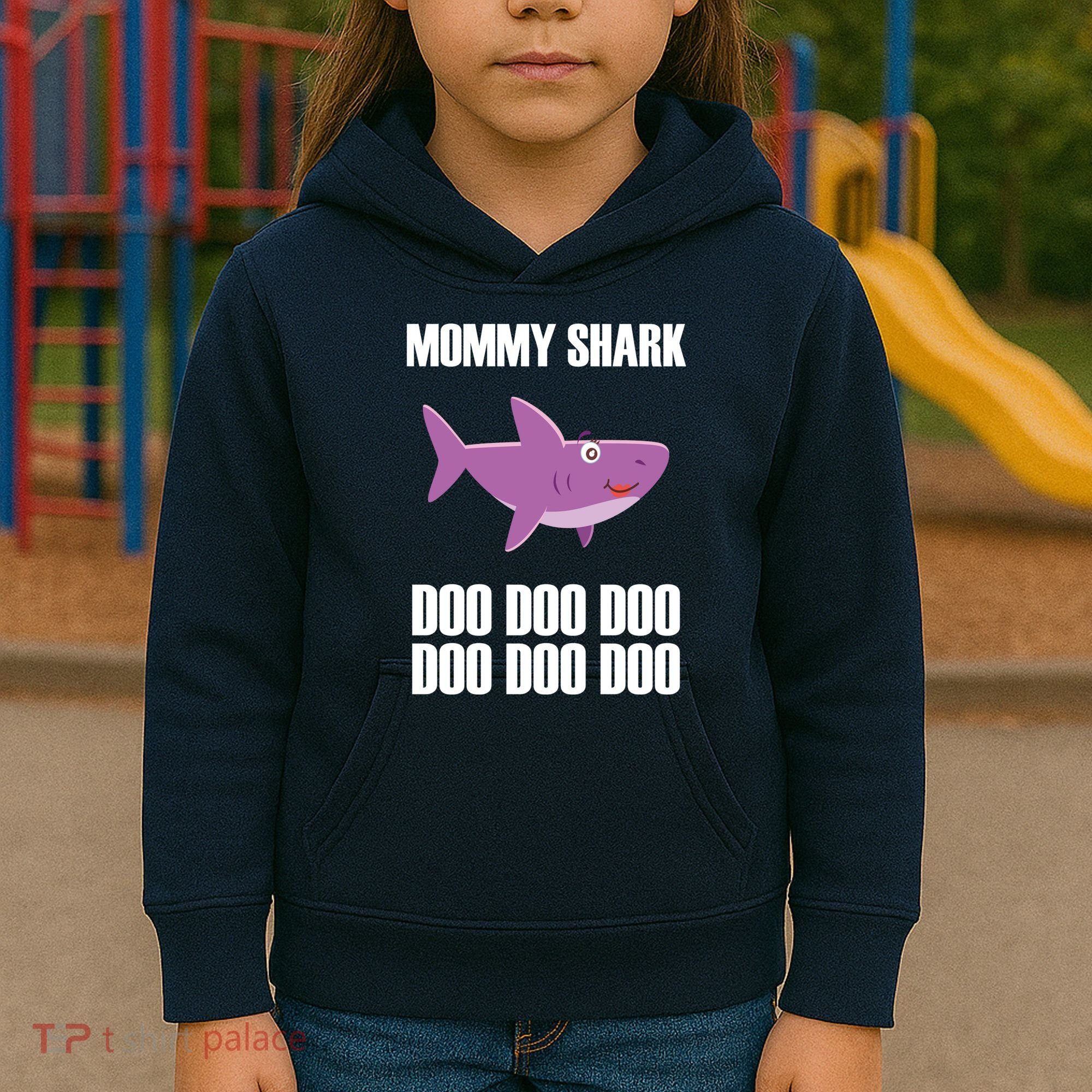 Mommy Shark Doo Kids Hoodie