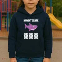 Mommy Shark Doo Kids Hoodie thumb 3