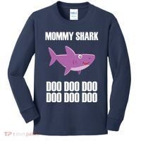 Mommy Shark Doo Kids Long Sleeve Shirt thumb 0
