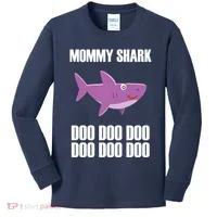 Mommy Shark Doo Kids Long Sleeve Shirt thumb 0