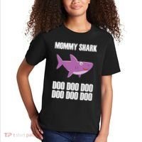 Mommy Shark Doo Kids T-Shirt thumb 2