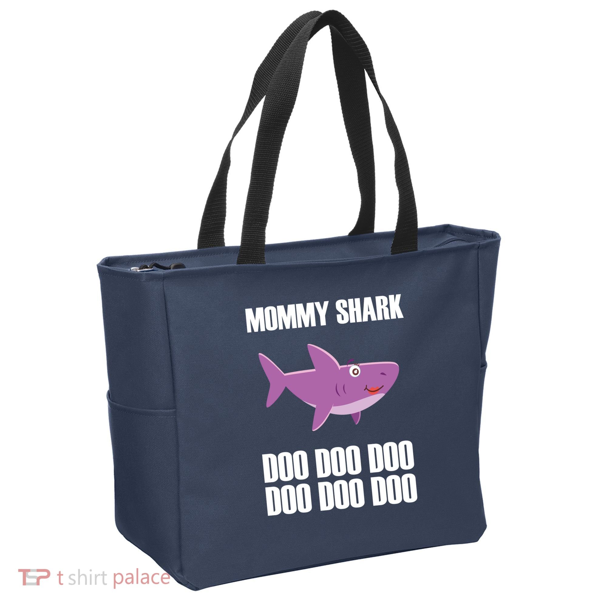 Mommy Shark Doo Tote Bag