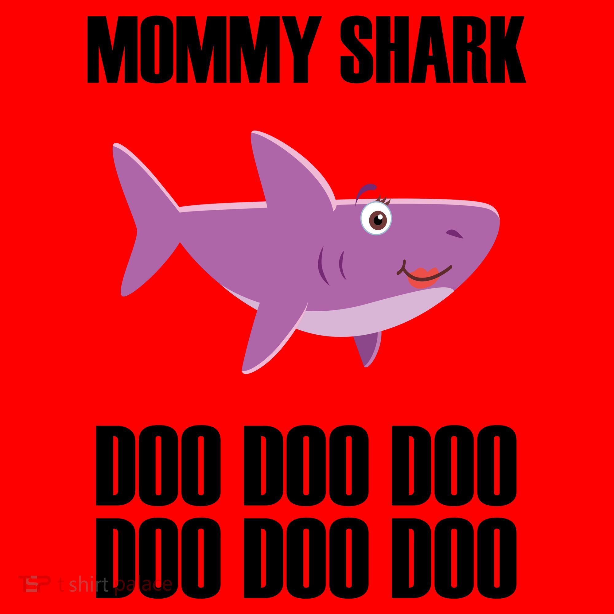 Mommy Shark Doo Santa Hat