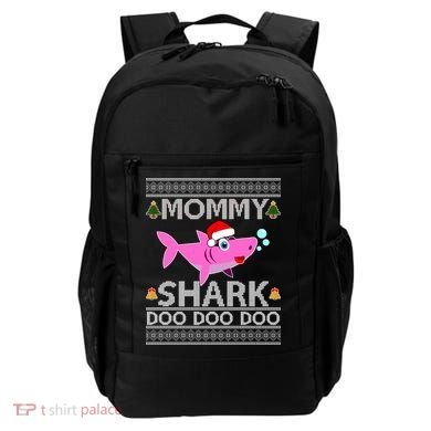 Mommy Shark Doo Doo Cute Ugly Christmas Backpack