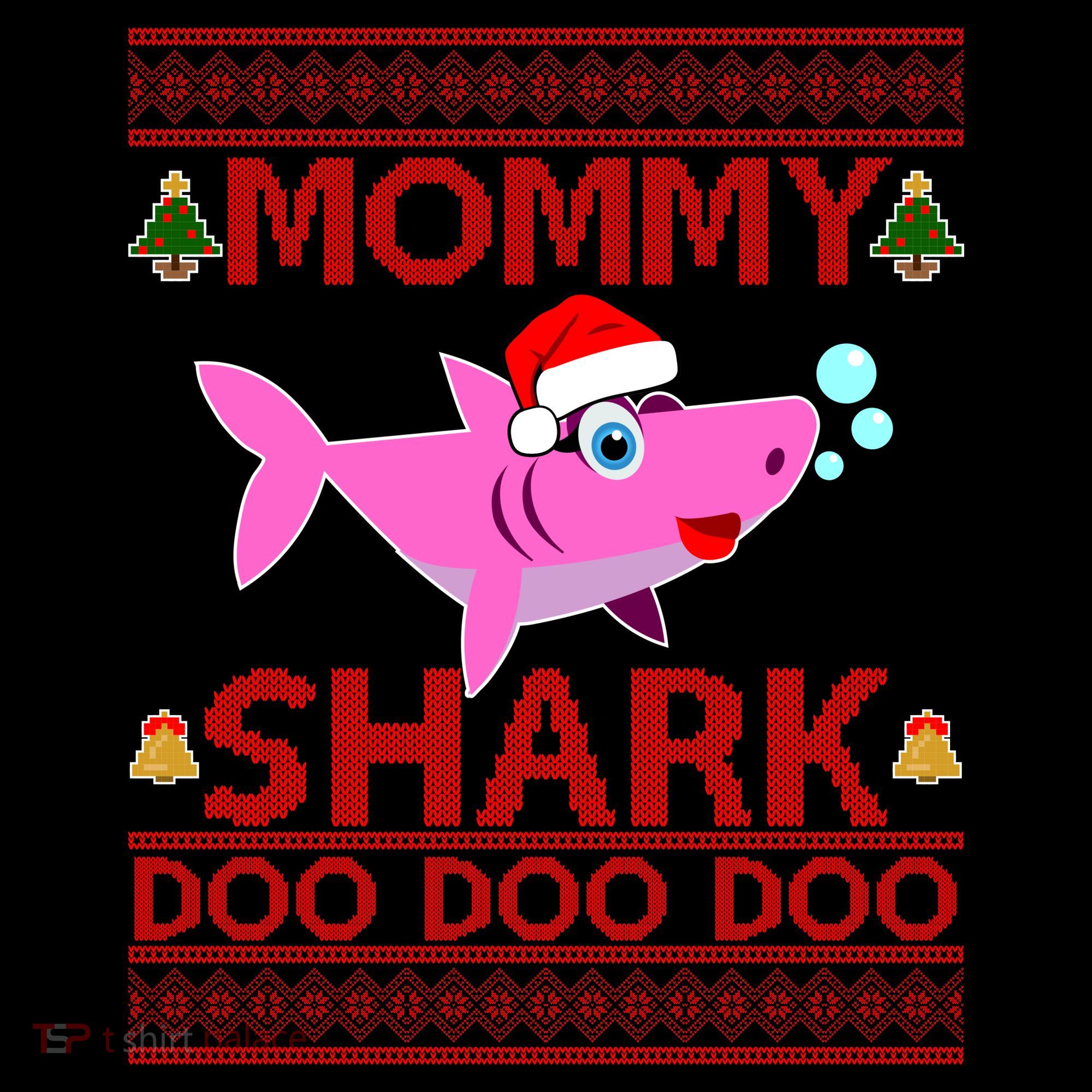 Mommy Shark Doo Doo Cute Ugly Christmas Coffee Mug