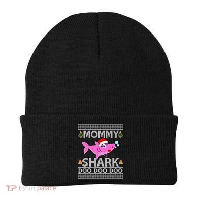 Mommy Shark Doo Doo Cute Ugly Christmas Beanie