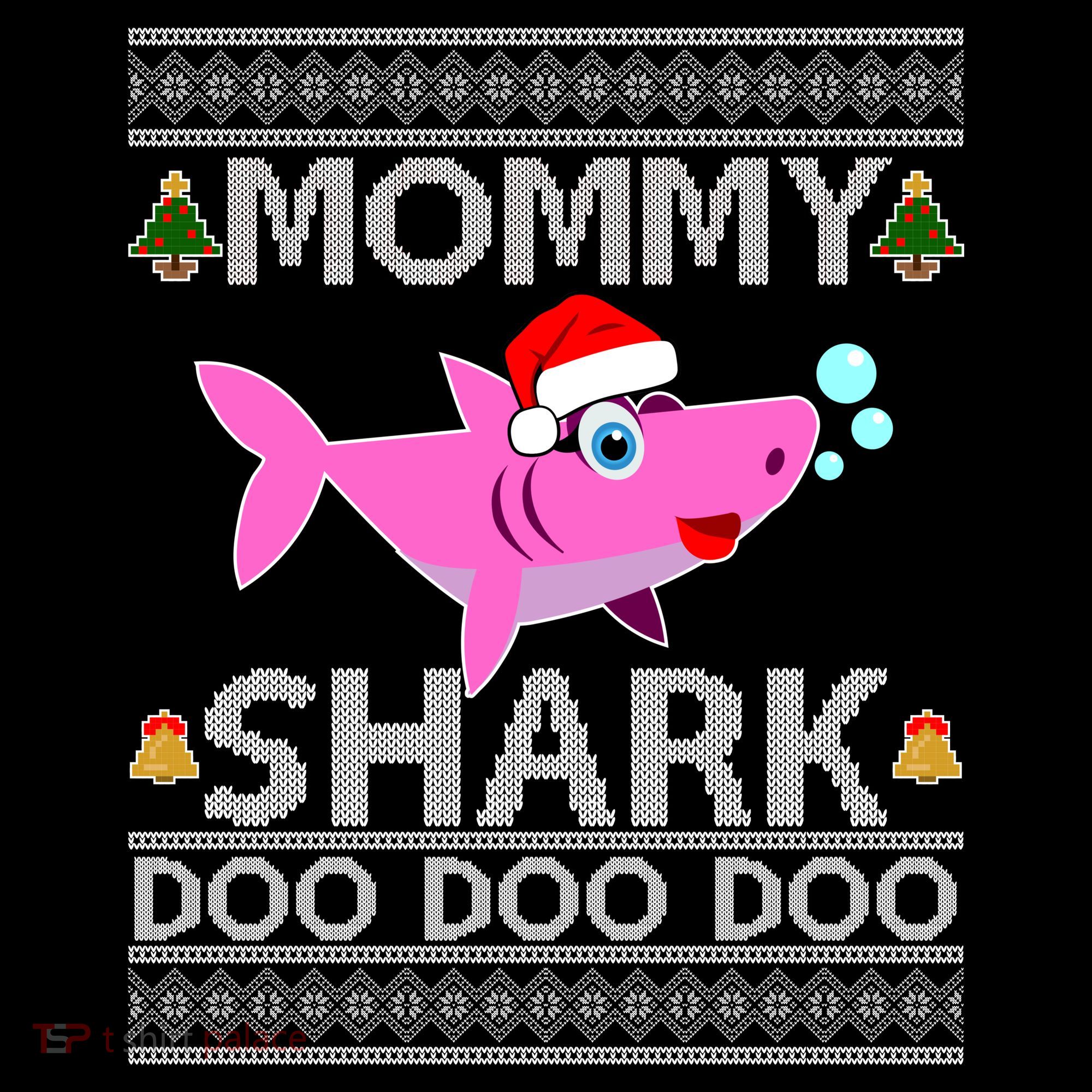 Mommy Shark Doo Doo Cute Ugly Christmas Visor