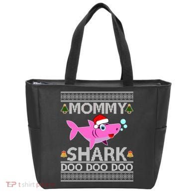 Mommy Shark Doo Doo Cute Ugly Christmas Tote Bag