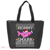 Mommy Shark Doo Doo Cute Ugly Christmas Tote Bag thumb 0