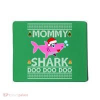 Mommy Shark Doo Doo Cute Ugly Christmas Mousepad thumb 0