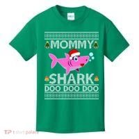 Mommy Shark Doo Doo Cute Ugly Christmas Kids T-Shirt thumb 0