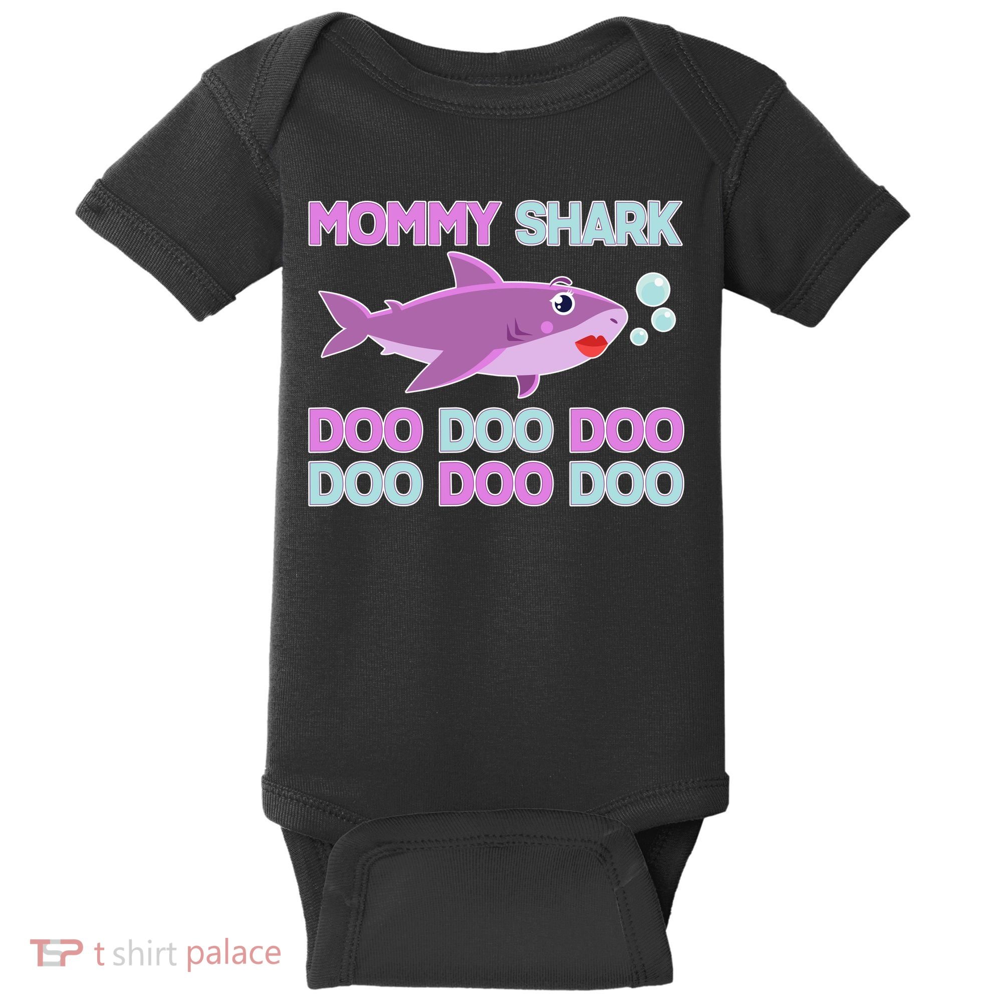 Mommy Shark Doo Doo Doo Baby Bodysuit