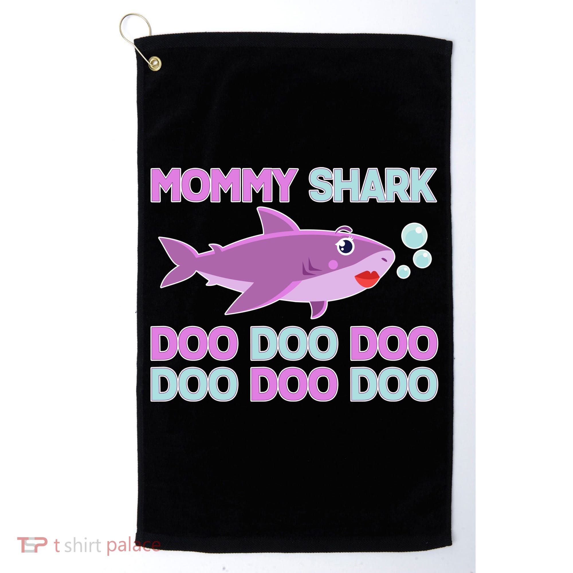 Mommy Shark Doo Doo Doo Golf Towel