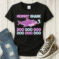 Mommy Shark Doo Doo Doo Women's T-Shirt thumb 3