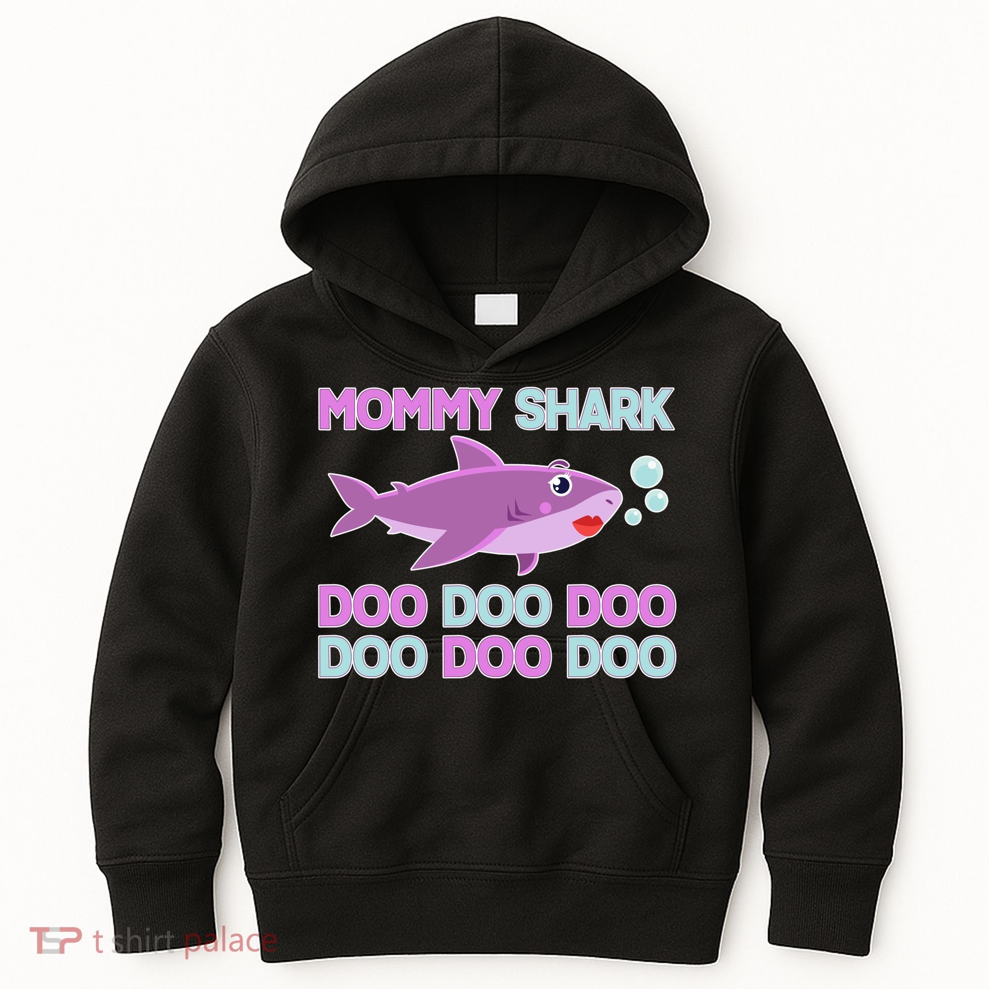Mommy Shark Doo Doo Doo Kids Hoodie