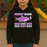 Mommy Shark Doo Doo Doo Kids Hoodie thumb 3