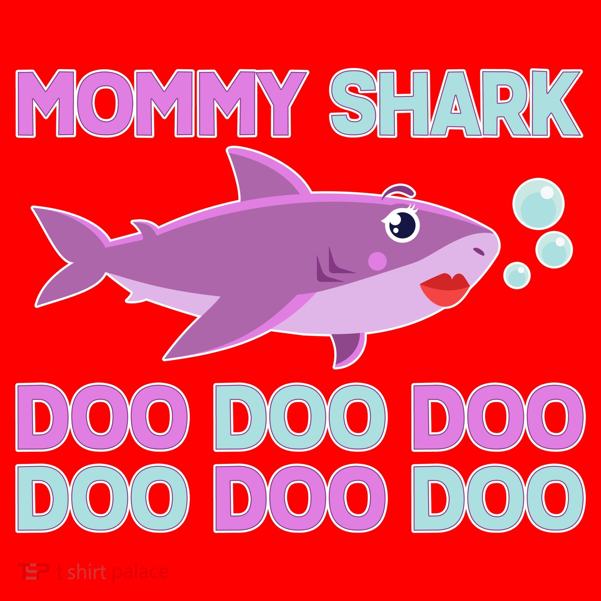 Mommy Shark Doo Doo Doo Santa Hat