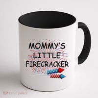 Mommy's little Firecracker Coffee Mug thumb 1